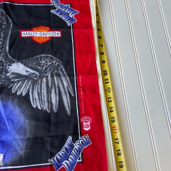 Harley Davidson Vintage Eagle Bandana Made in the USA - Picture 5 of 6